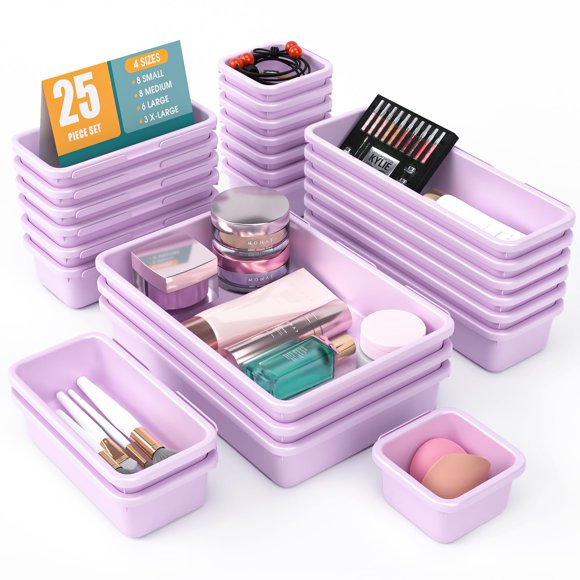Set organizador de cajones StoreHappily, 25 unidades con almohadillas antideslizantes