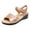Gold, variant on JeashCHAT Sandals for Women New Summer Flat Sole Women's Shoes Casual Beach Outwear Open Toe Sandals