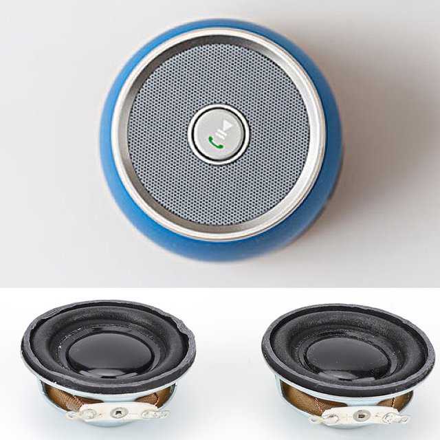 Haut-parleur 4 Ohms Facile à Installer Boîtier Extérieur en Métal Robuste Mini Puissance