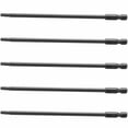 thumbnail image 1 of 5X 1/4-Inch Shank T20 Magnetic Torx Security Screwdriver Bit 150mm Long, 1 of 8
