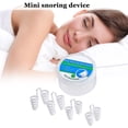 thumbnail image 3 of 4 Uds Anti ronquidos pinza para la nariz transpirable sueño ronquido tapón ayuda dilatadores nasales Tmvgtek Cuidado Belleza, 3 of 5