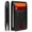 Satin Black, variant on Wallet for Men Slim RFID Blocking Mens Wallet Leather Bifold Sleek, 13 card + 2 ID slots