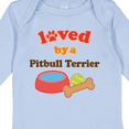 thumbnail image 4 of Inktastic Pitbull Terrier Loved by a (Dog Breed) Boys or Girls Long Sleeve Baby Bodysuit, 4 of 5