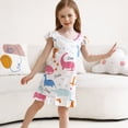 thumbnail image 5 of Jurebecia Girl Dinosaurs Nightgown Cartoon Pajamas Dress for Kids Teenager Night Dress Baby Nightdress Cute Children Clothing 150 cm 9-10 Years, 5 of 8