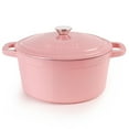 thumbnail image 6 of BergHOFF Neo 4pc Cast Iron Cookware Set, 3qt. & 7qt., Pink, 6 of 7