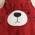 thumbnail image 7 of Tiijoy Boys Cute Bear Print Corduroy Overalls with Long Sleeve Top, Sizes 6-12M, 7 of 7