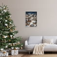 thumbnail image 3 of Stupell Industries Snowy Christmas Village Holiday Painting Gray Framed Art Print Wall Art, 24 x 30, 3 of 9