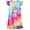 Colorful unicorn, variant on WIBACKER 2Pcs Girls Unicorn Nightgowns 3-10 Years Flutter Short Sleeves Nightdress Nightie Dress Sleepwear Pajamas for Little Girls