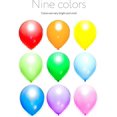 thumbnail image 3 of Globos decorativos de 12" Globos coloridos Globos de látex oscuros para uso con helio o aire, 3 of 4