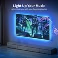 thumbnail image 6 of LED Lights for TV, 16.5ft TV led Backlight for 45-75 Inch TVs RGB TV Backlight Behind Music Sync  APP & Button Control TV LED Strip Lights USB  for Bedroom/Gaming, 6 of 6