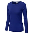 thumbnail image 2 of JJ Perfection Women's Long Sleeve Crew Neck Pullover Sweater with Plus Size, 2 of 3