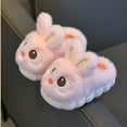 thumbnail image 2 of UngA Girls Toddler Slippers Boys House Shoes for Little Kids Cute with Bunny Design Plush Indoor Slippers Non-Slip Big Boys Girls Slippers Pink,13(Toddler/Little Kid/Big Kid), 2 of 7