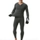 thumbnail image 3 of TFixol 2PCS Ropa interior térmica de invierno para hombre Forro polar Grueso Cálido V, 3 of 8