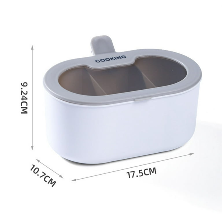 1pc PP Spice Jar, Modern Crown Decor Multi-grid Seasoning Box For