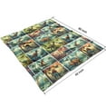 thumbnail image 2 of Colorful Dinosaurs Landscape Pattern Blanket,Comfortable Soft Lamb Wool Throw Blanket,All Season,Warm Lightweight Blankets for Sofa Bed Couch Living Room Chair,50"x60", 2 of 4