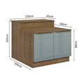 thumbnail image 3 of Isla de Cocina con Encimera y Mostrador Madesa Glamy 120cm MG, 3 of 5