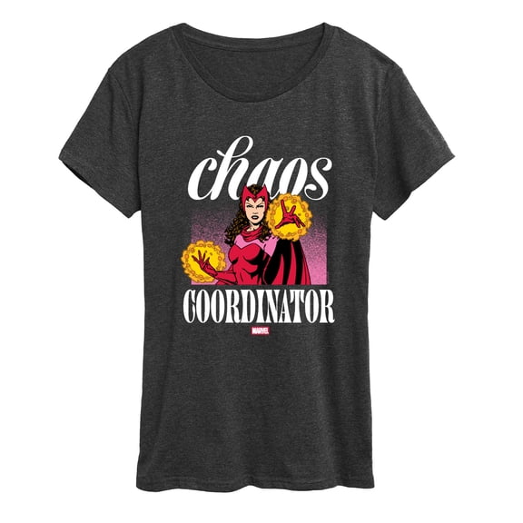 Marvel - Chaos Coordinator Scarlet Witch - Women's Short Sleeve Graphic T-Shirt