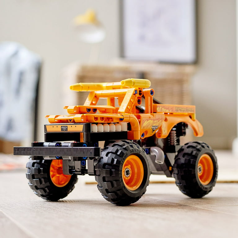 LEGO Technic Monster Jam El Toro 2 in 1 Pull Back Truck to Off Roader Car Toy 42135, Monster Truck and Race Car Toy, Kit for Kids, Boys, Girls