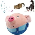 thumbnail image 1 of Active Moving Pet Plush Toy, Interactive Dog Toys Squeaky Moving Dog Ball Toy, 1 of 5