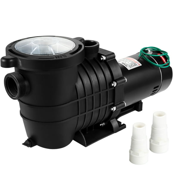 VEVOR Swimming Pool Pump 1HP Pool Pump 110/220V 5544GPH In/Above Ground Strainer