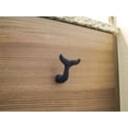 thumbnail image 5 of Zeckos Blue Cast Iron Whale Tail Drawer Pulls Cabinet Knobs Set of 12, 5 of 9
