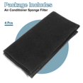 thumbnail image 3 of Uxcell 20" x 20" x 0.1" Air Conditioner Sponge Filters, 4Pcs Flame Retardant Filter for AC Window Unit, 40PPI, 3 of 6