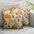 thumbnail image 3 of COMIO  Fall Pillows Covers Pumpkin Maple Leaf Flower Decorative Throw Pillow Covers Thanksgiving Decorations Pillow Cases Fall Home Decor for Indoors Sofa Bed, 3 of 5