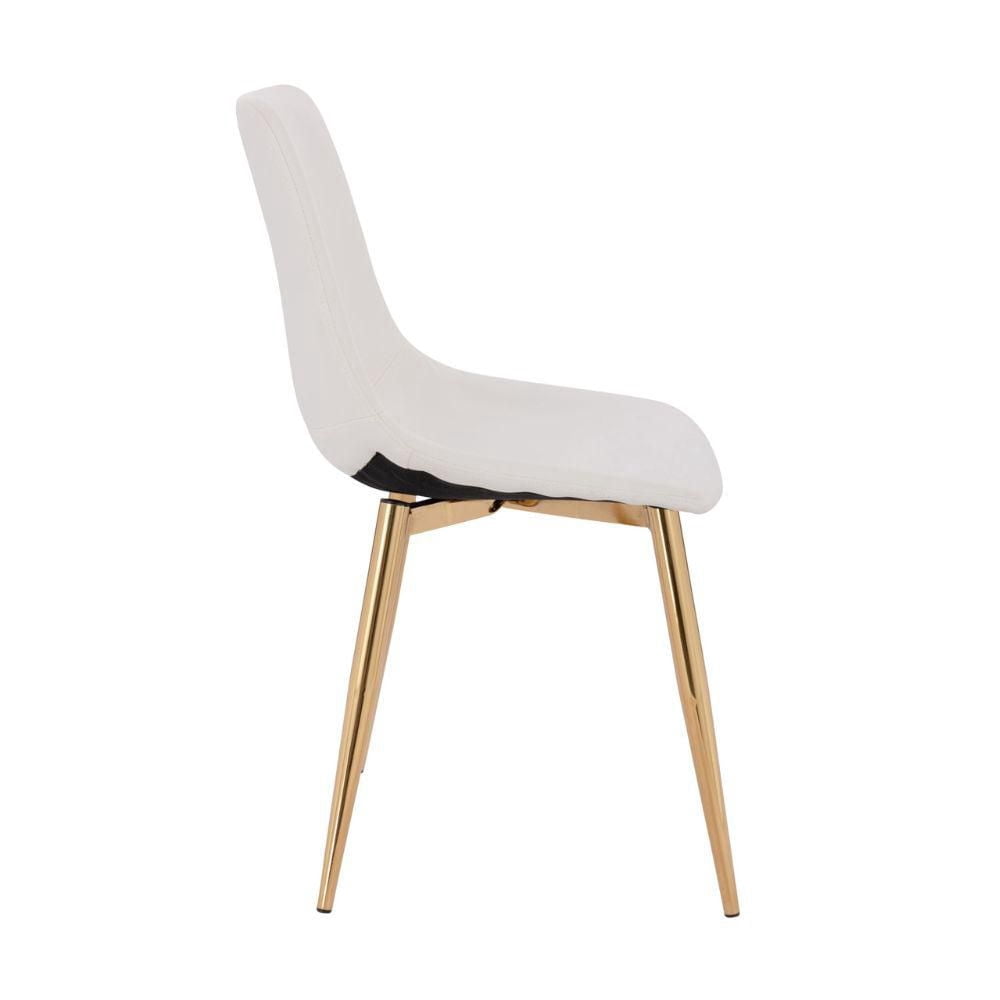 Chaise de salle à manger en cuir Domina Chaise d'appoint Ensemble de 2 chaises modernes et confortables