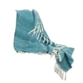 thumbnail image 3 of Teal Blue Woven 100% Poly Pet Throw Blanket, 3 of 4