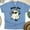 CarolinaBlue, variant on Boo-jee Shirt | Cute Ghost Graphic Tee with Sunglasses | Unisex T-Shirt, Dark Heather, Size 2XL