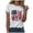 White, variant on enyan USA 250th Anniversary Shirt Women American Flag T Shirt USA Star Stripes Fourth July Tee Shirts Casual America Flag Print V Neck Tee Tops White,XXL