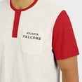 thumbnail image 6 of Men's Darius Rucker Collection by Fanatics Cream Atlanta Falcons Henley Colorblock Slub Pocket T-Shirt, 6 of 6