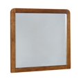 thumbnail image 1 of Benzara BM242615 Miroir Rectangulaire avec Coin Arrondi & Grains&44; Brun, 1 of 5