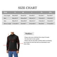 thumbnail image 7 of Men's Stand Up Collar Half Zipper Reflective Fitness Long Sleeve Quick Dry Running Top Black M, 7 of 7