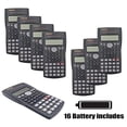 thumbnail image 2 of Calculadora Científica de Ingeniería RENUS 8 Paquetes con Función de 2 Líneas para Estudiantes y Profesores Incluye 16 Baterías AAA, 2 of 3