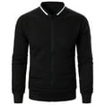 thumbnail image 4 of JTieacloth Men's Lightweight Jacket Casual Winter Warm Windbreaker Zip Up Coat, 4 of 5