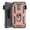 Rose Gold, variant on GSA Shockproof Holster Case For LG Aristo 4 Plus/Tribute Royal/K30 2019 Black