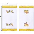 thumbnail image 2 of Watercolor Bee Flowers Kitchen Dish Towel 18 x 26 Inch, Honey Jar Summer Towels Dish Cloth for Cooking Baking Set of 2, 2 of 6