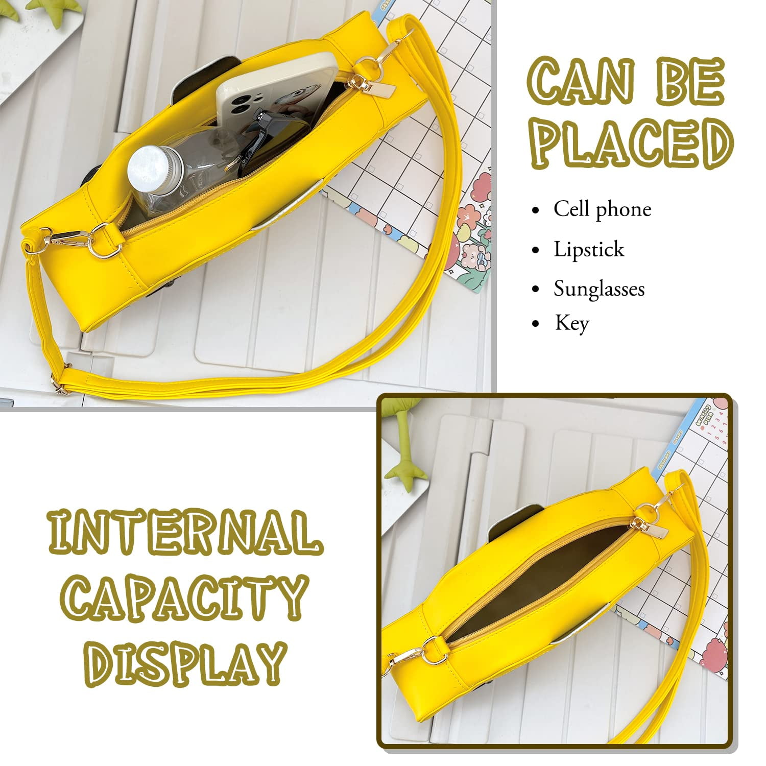 Fun Purses for Women Novelty Car Taxi Shaped Crossbody Bag Ice Cream Bus Laser Holographic Shoulder Handbag for Girl