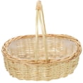 thumbnail image 6 of Eease Handmade Wicker Flower Basket with Handle for Home Decor and Parties, 6 of 6