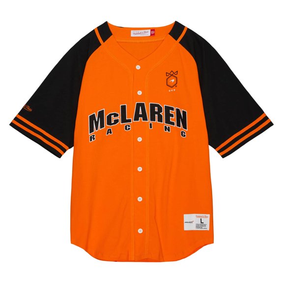 McLaren Racing F1 Mitchell & Ness Special Edition Monaco GP Triple Crown Baseball Jersey