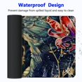 thumbnail image 4 of nygtbtfer Floral Crest Low Profile Thin Rubber Mouse Pad Mousepad 31.5x11.8 in, 4 of 6