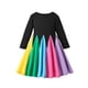 thumbnail image 1 of Vestido Niña Arcoiris Vestido Princesa OP Negro, 1 of 8