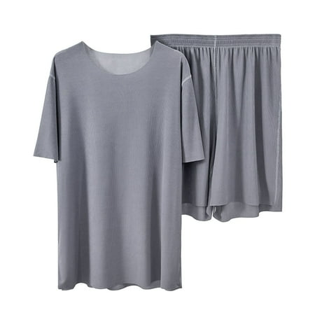 Women s Summer Sleepwear Set Bathing Suits Tops Casual Comfortable Shorts Pajama Padded Bike Shorts Suit Women Outfit Seamless Solid Color Swim Bottoms Women Loungewear Breathable Soft