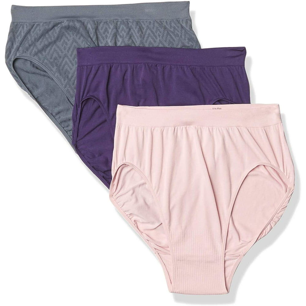 Bali Bali Womens Comfort Revolution Microfiber HiCut Panty 3Pack, 8