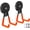 2 Pcs - Oragne, variant on Extra Hooks for Heavy Duty, 2.6in Large Industrial Hooks, Hook with Anti-Slip Coating, Storage Utility Holder for Garage Shelve and Garden Tools