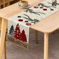 thumbnail image 2 of SUNOLIFE Merry Christmas Table Runner Xmas Tree Kitchen Dining Table Decorations 13 x 108 Inch, 2 of 4