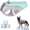 Green, variant on Breeze Pup Cooling Vest, Pet Cooling Harness with Adjustable Straps & Easy On Off Buckle, Lightweight Breathable, for All Kinds of Dogs Summer Walking Hiking Training