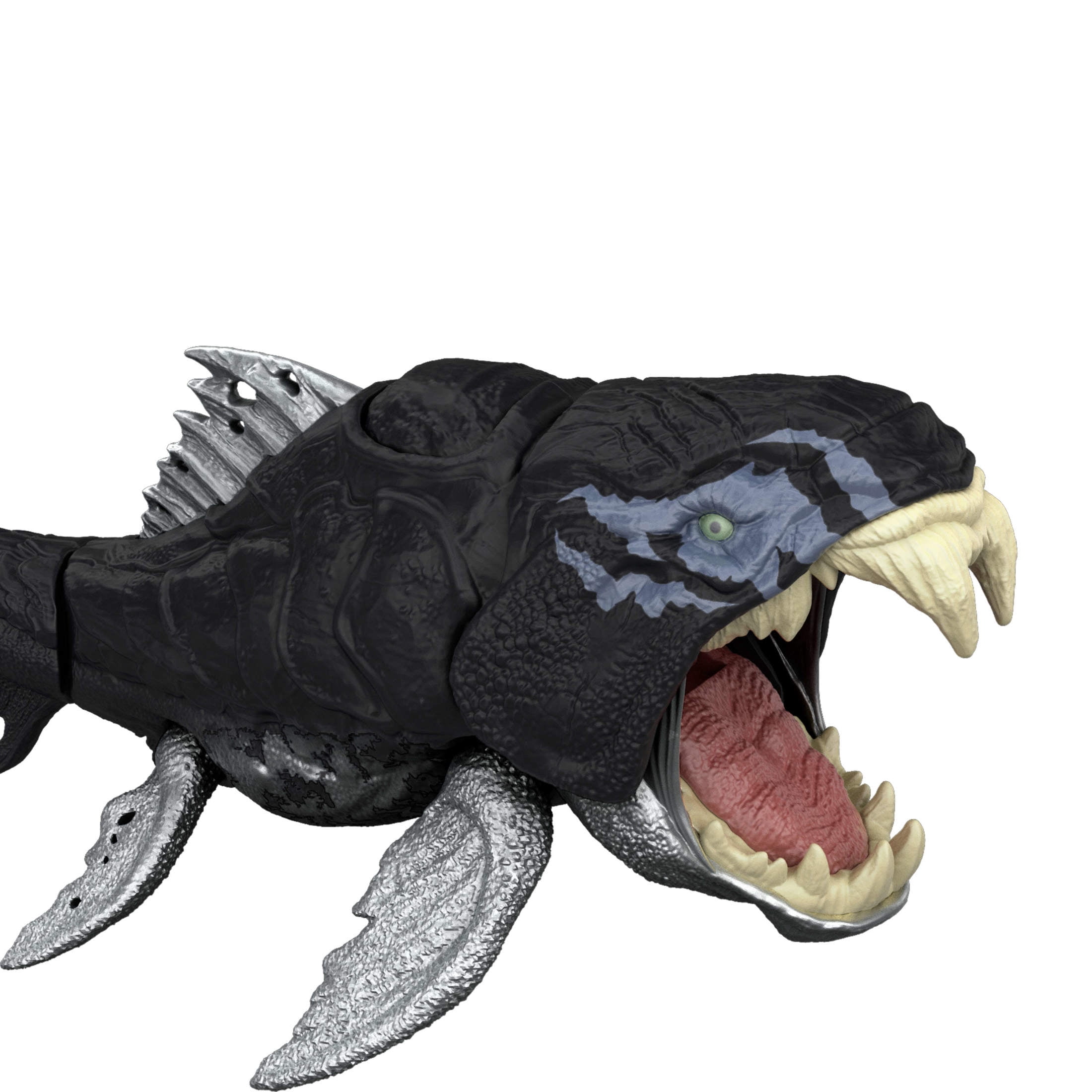 Jurassic World Strike Attack Dunkleosteus Dinosaur Figure, Chomp Action, Posable & Digital Play