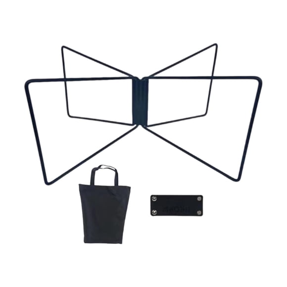 Soporte plegable portátil para nevera portátil, soporte universal resistente para camping. negro